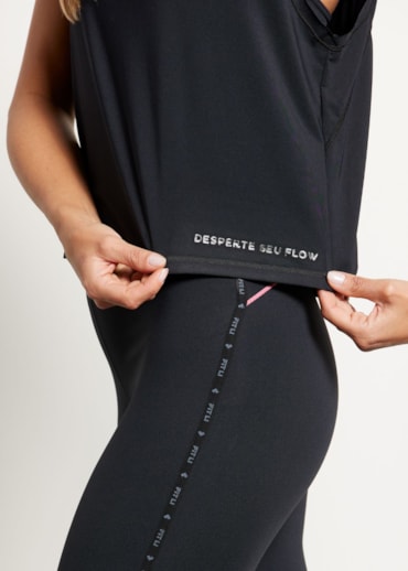 REGATA POLIAMIDA AGILITY PRETO