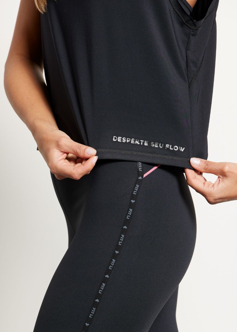 REGATA POLIAMIDA AGILITY PRETO