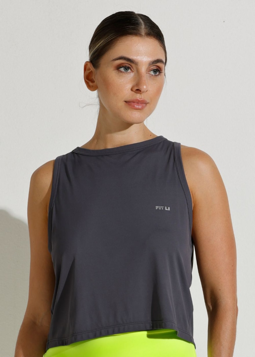 REGATA POLIAMIDA SKIN CINZA GRAFITE REGATA POLIAMIDA SKIN CINZA GRAFITE