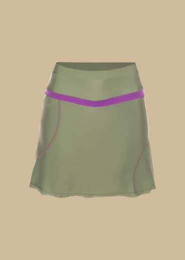 SAIA SHORT COLORES VERDE ALECRIM