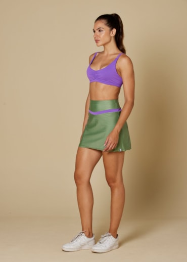 SAIA SHORT COLORES VERDE ALECRIM