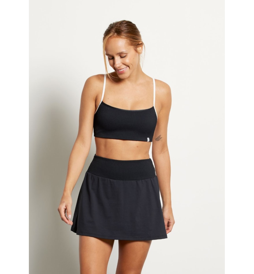 SAIA SHORT COM BOLSO YOUNG TX PRETO SAIA SHORT COM BOLSO YOUNG TX PRETO