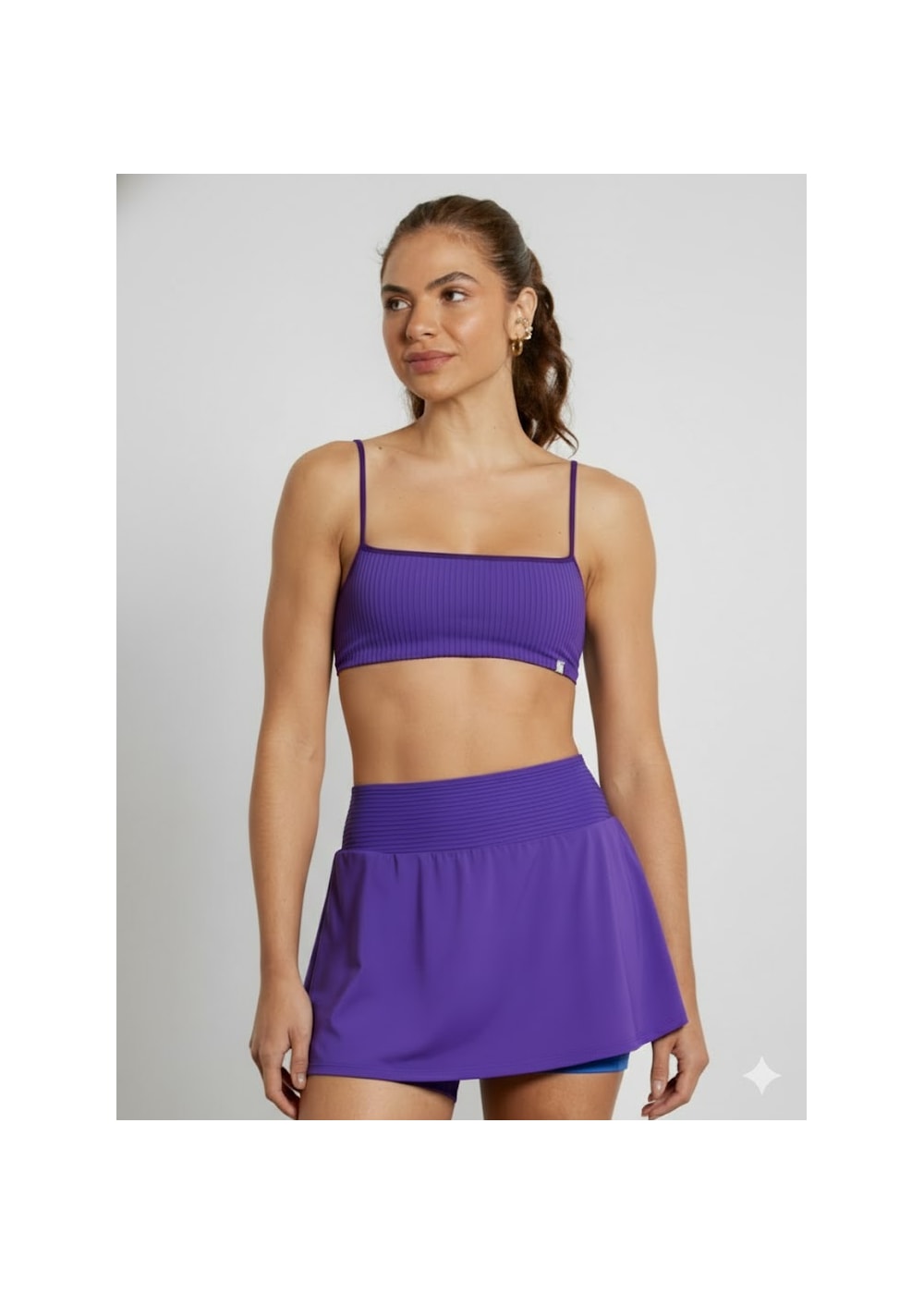 SAIA SHORT COM BOLSO YOUNG TX ROXO