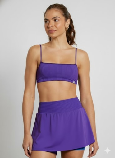 SAIA SHORT COM BOLSO YOUNG TX ROXO