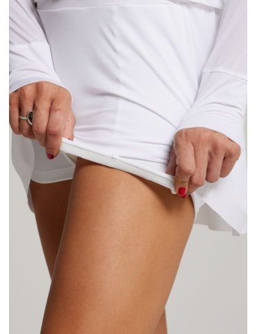 SAIA SHORT ESPORTIVA WELNESS BRANCA COM BOLSO SAIA SHORT ESPORTIVA WELNESS BRANCA COM BOLSO