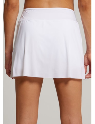 SAIA SHORT ESPORTIVA WELNESS BRANCA COM BOLSO SAIA SHORT ESPORTIVA WELNESS BRANCA COM BOLSO
