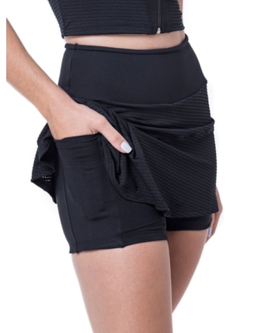 SAIA SHORT LEADER PRETA SAIA SHORT LEADER PRETA