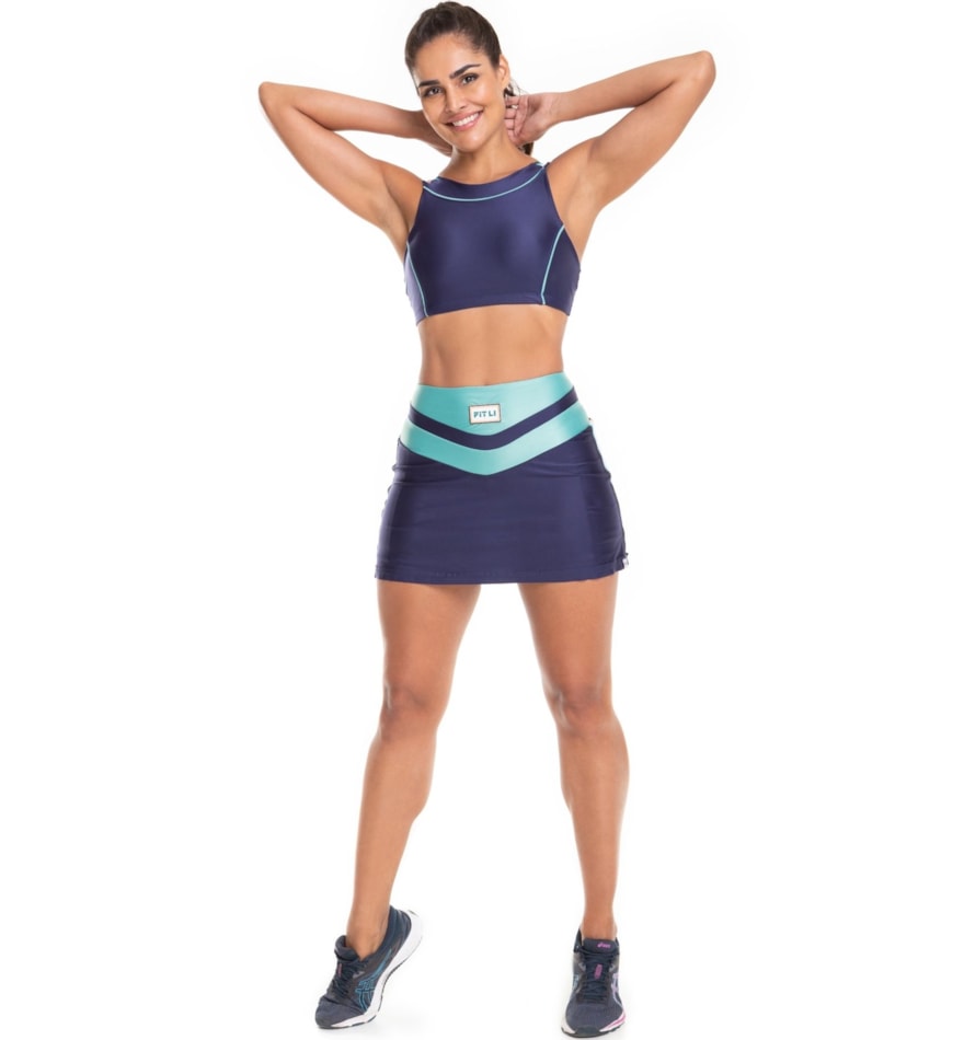 SAIA SHORT LIBERTE AZUL MARINHO SAIA SHORT LIBERTE AZUL MARINHO