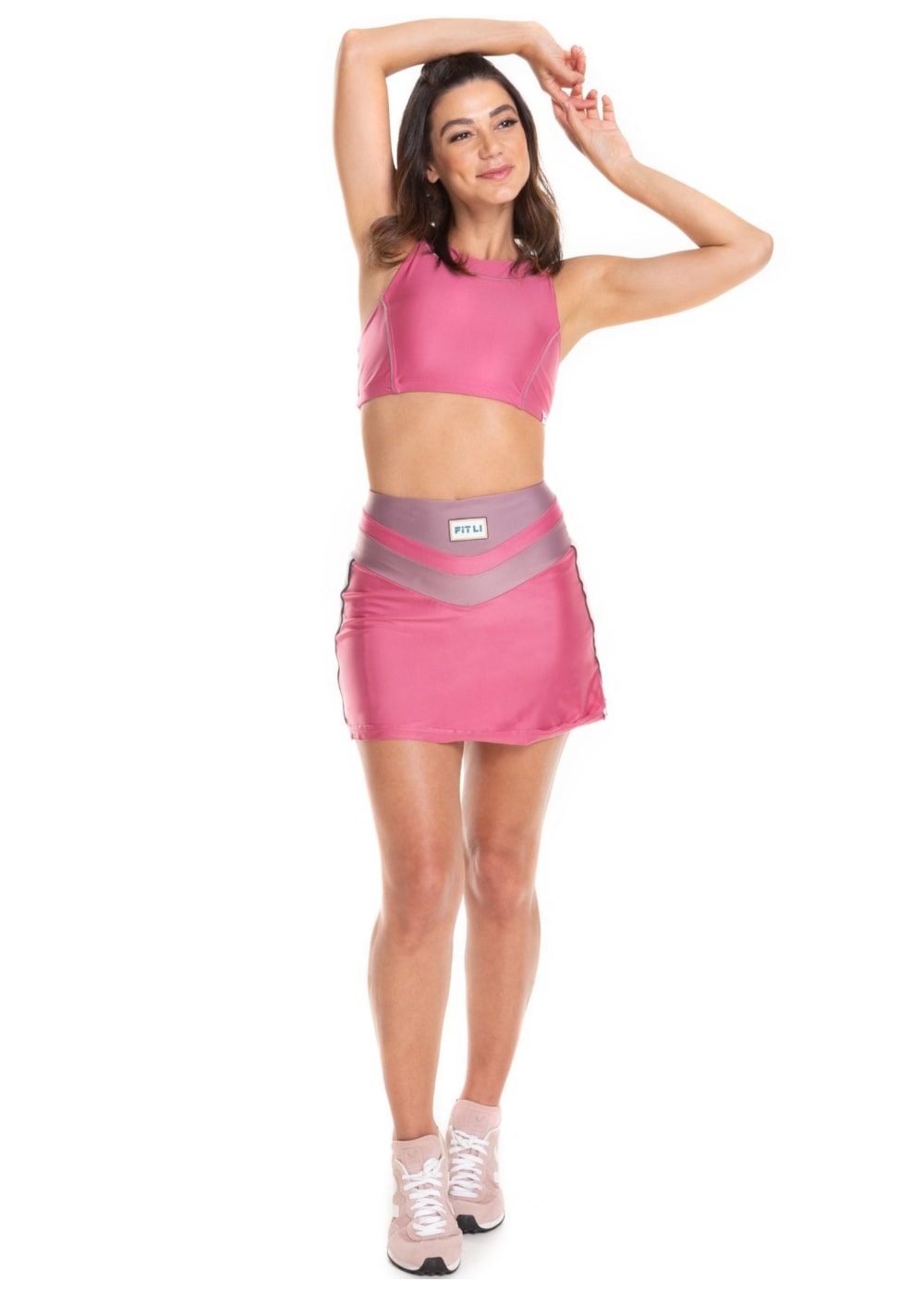 Liberte - Sara Shorts 21280 - Blue Check Smiley