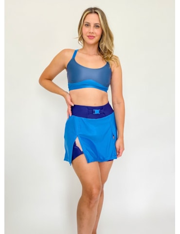 SAIA SHORT LUNAR AZUL MÉDIO SAIA SHORT LUNAR AZUL MÉDIO