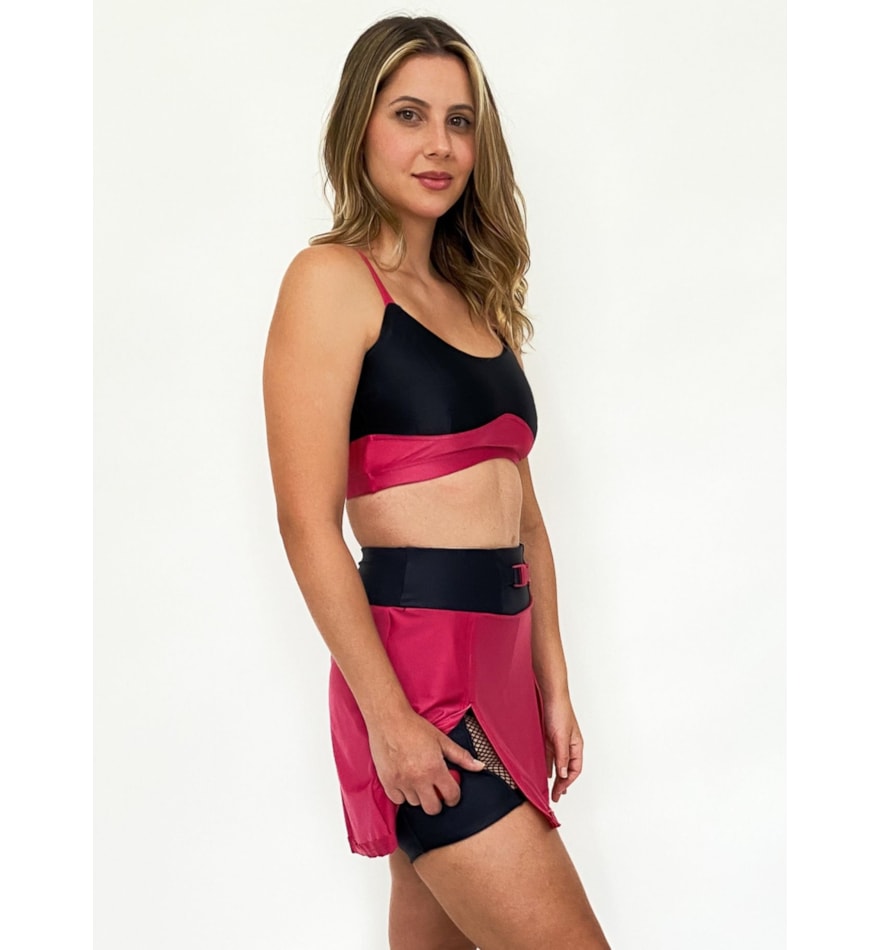 SAIA SHORT LUNAR PRETO SAIA SHORT LUNAR PRETO
