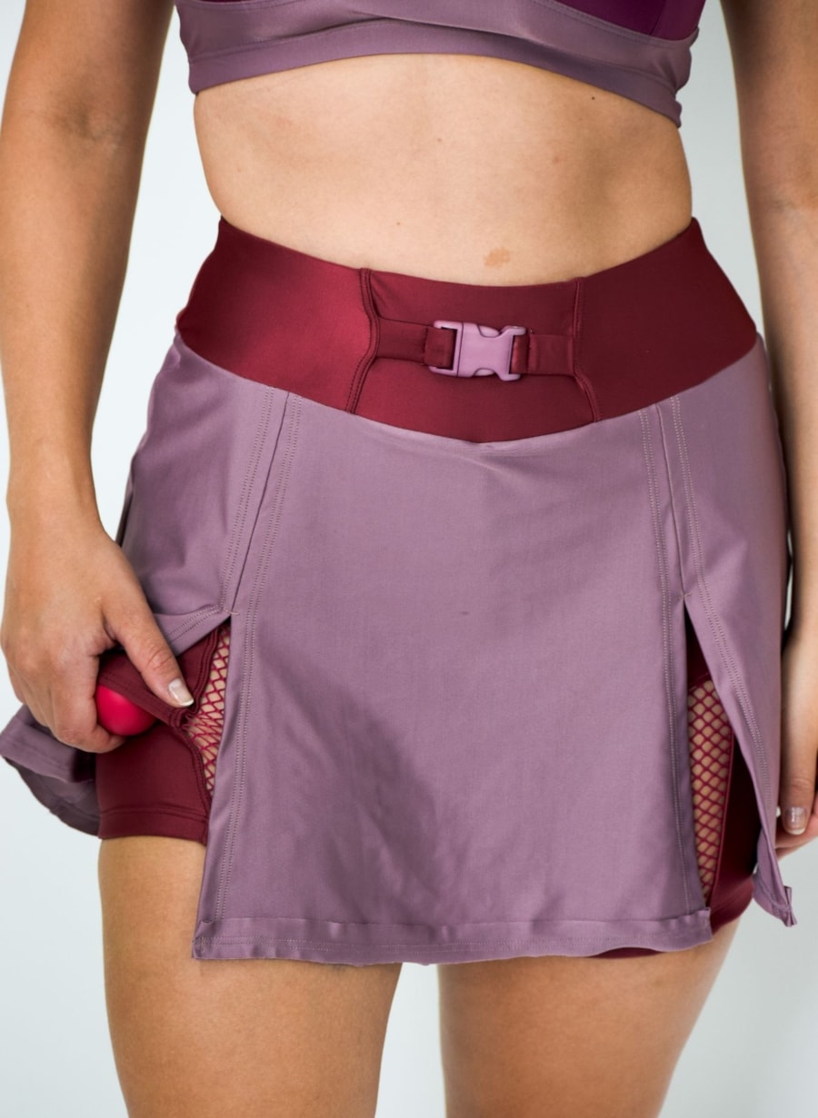 SAIA SHORT LUNAR VINHO