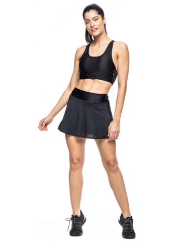 SAIA SHORT MESH PRETO SAIA SHORT MESH PRETO