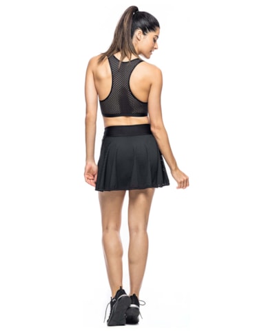 SAIA SHORT MESH PRETO SAIA SHORT MESH PRETO