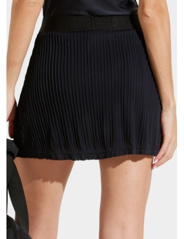 SAIA SHORT PLISSADA DANSE PRETO COM BOLSO