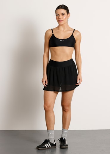 Produto SAIA SHORT PLISSÊ GO PRETO