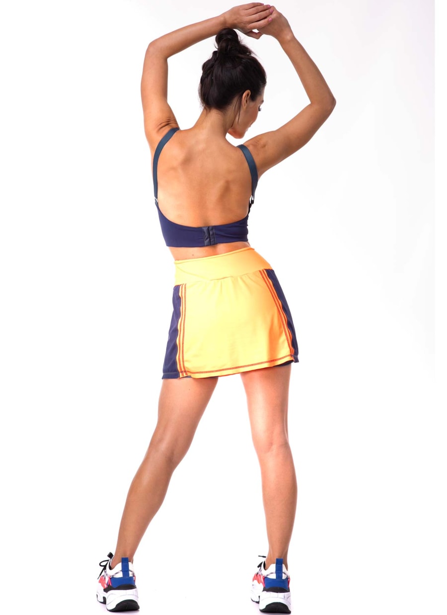 SAIA SHORT SET LARANJA NEON