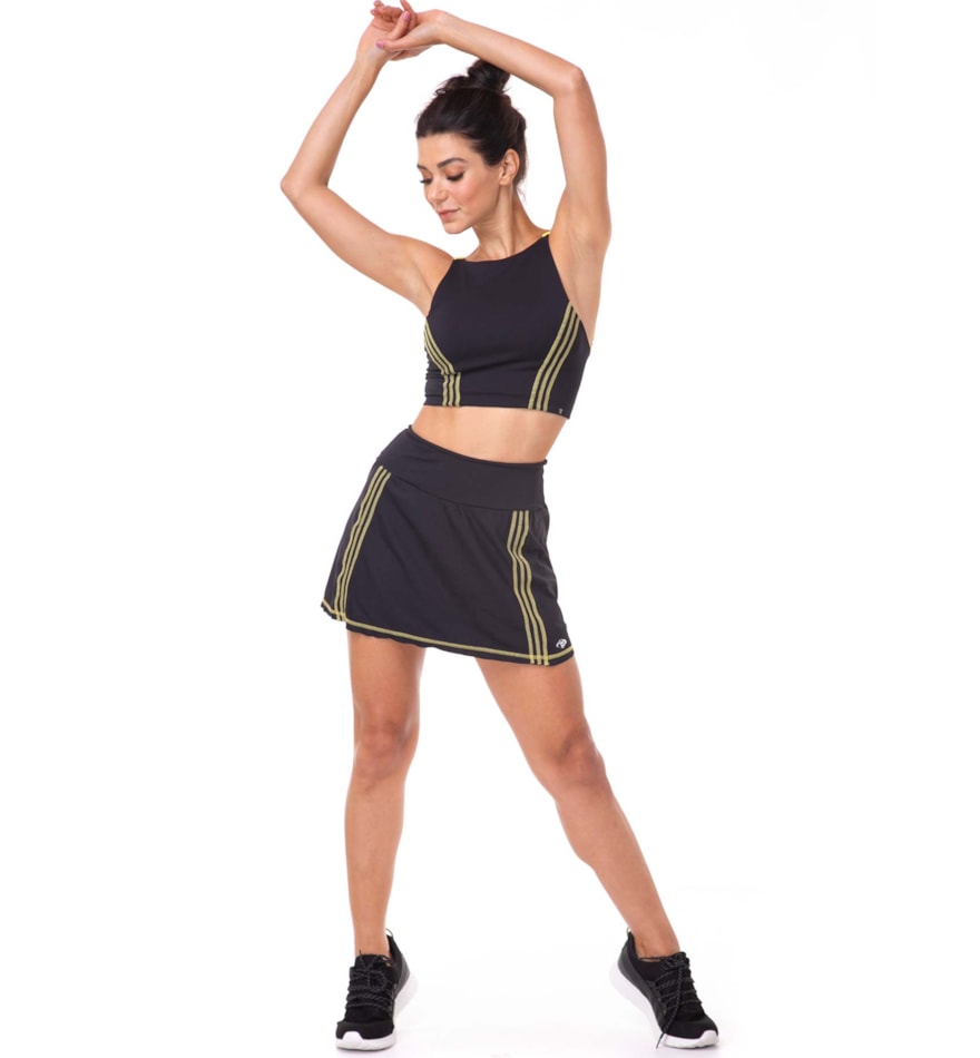 SAIA SHORT SET PRETO SAIA SHORT SET PRETO