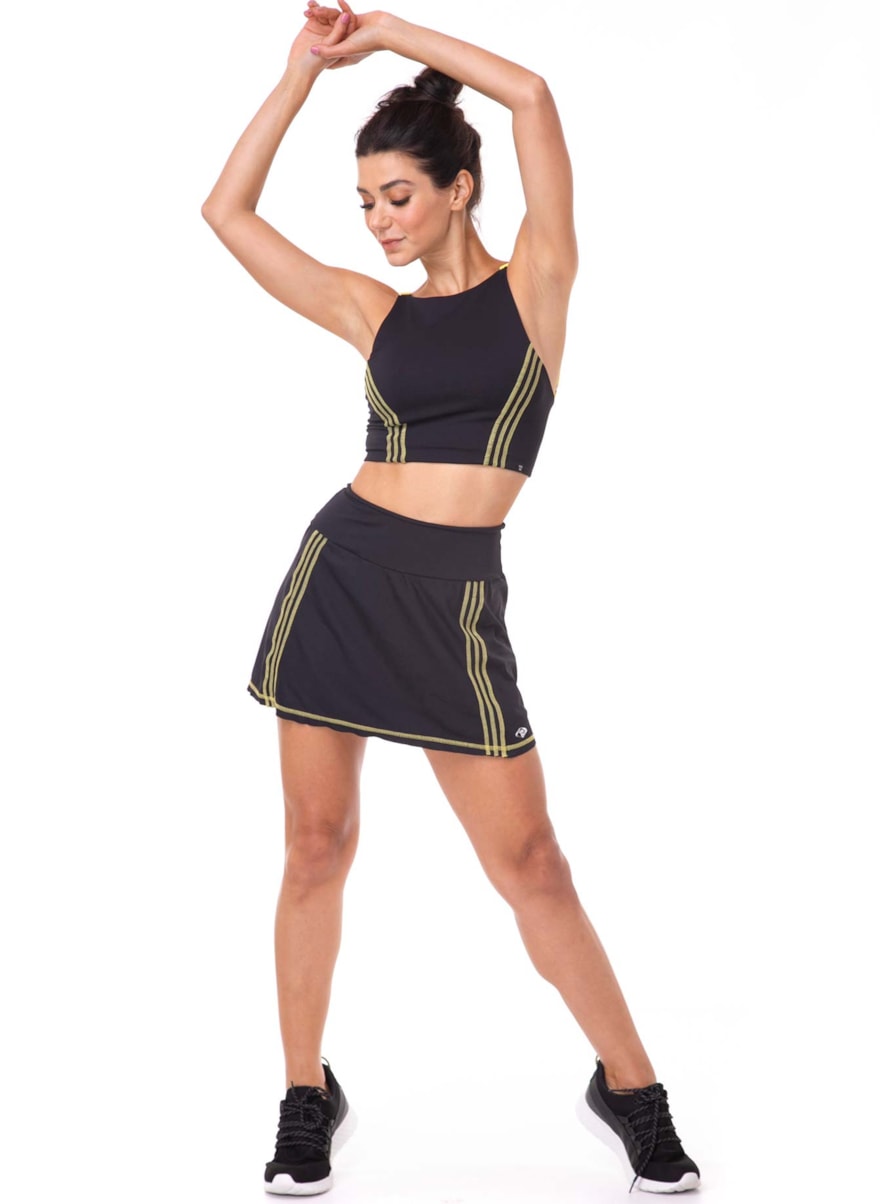 SAIA SHORT SET PRETO SAIA SHORT SET PRETO