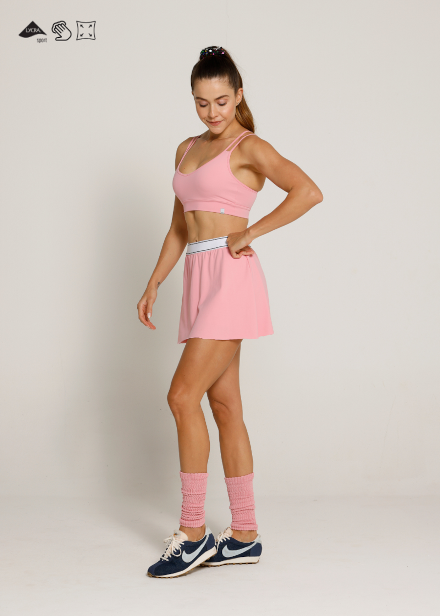 SAIA SHORT SOPHY FL ROSA SUAVE