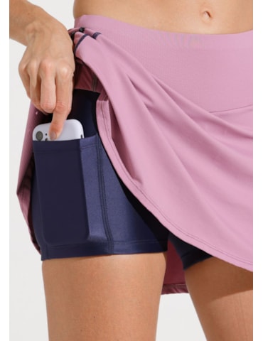 SAIA SHORT SUMMIT LILÁS COM BOLSOS SAIA SHORT SUMMIT LILÁS COM BOLSOS