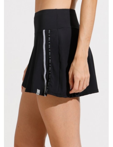 SAIA SHORT SUMMIT PRETA COM BOLSOS SAIA SHORT SUMMIT PRETA COM BOLSOS