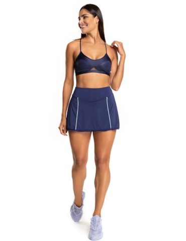 SAIA SHORT VIBRANTE MARINHO SAIA SHORT VIBRANTE MARINHO