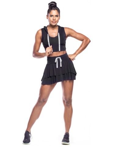 SAIA SHORT WAY PRETO SAIA SHORT WAY PRETO