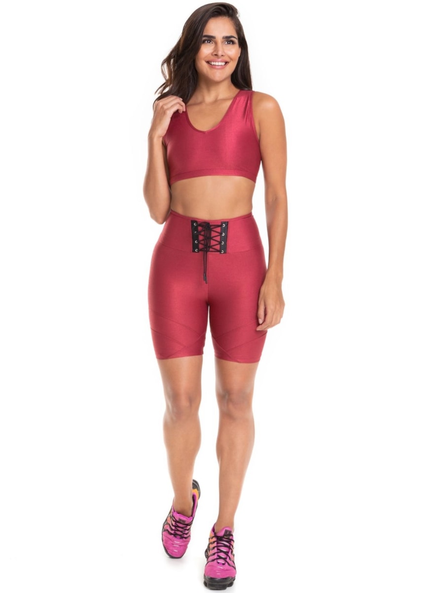 SHORT ATITUDE CEREJA SHORT ATITUDE CEREJA