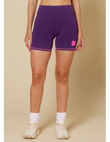 SHORT BESOS ROXO ORQUIDEA