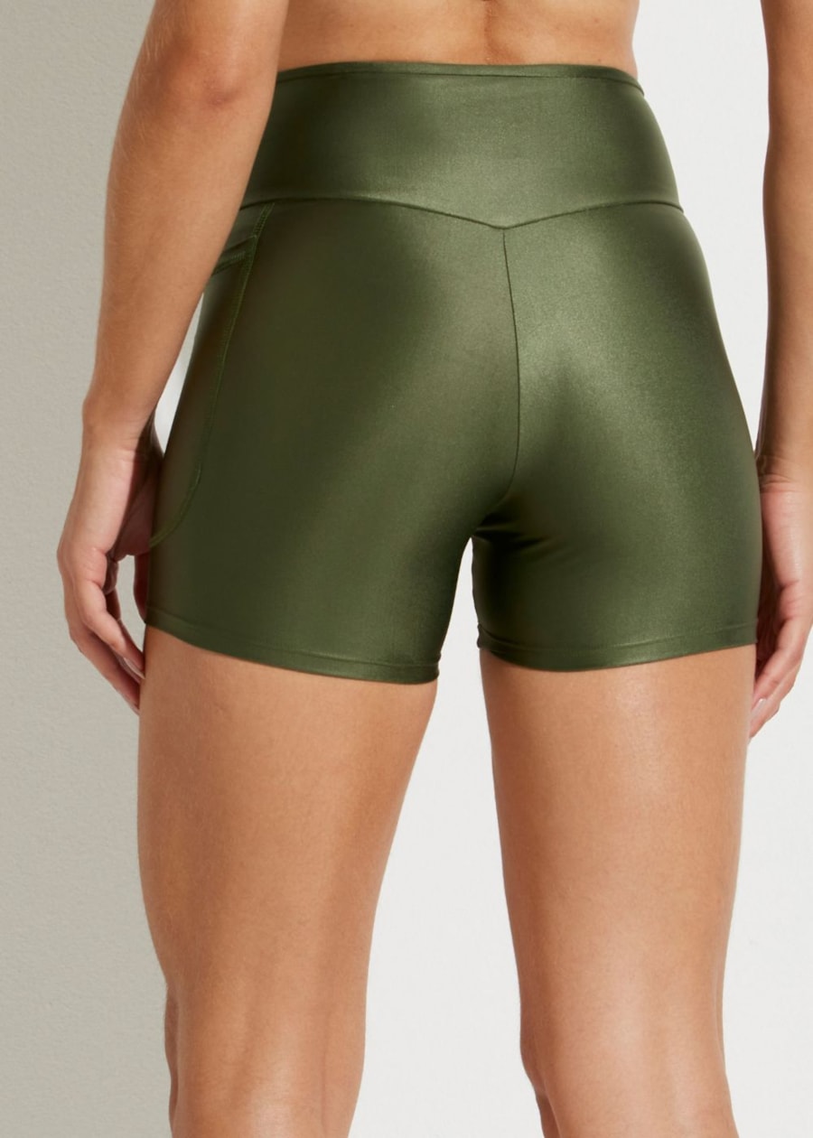 SHORT COM BOLSO ATLETIKA VERDE MILITAR
