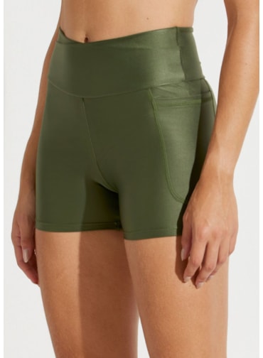 SHORT COM BOLSO ATLETIKA VERDE MILITAR