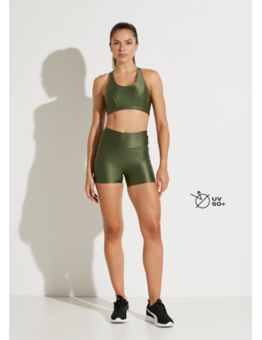 SHORT COM BOLSO ATLETIKA VERDE MILITAR