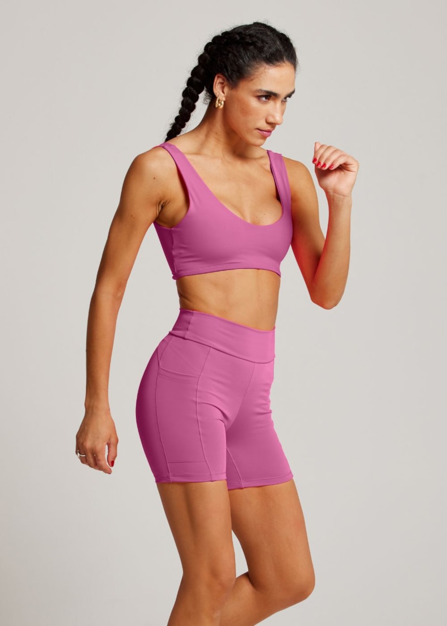 SHORT COM BOLSOS RUNNER AÇAÍ