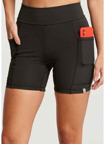 SHORT COM BOLSOS RUNNER PRETO SHORT COM BOLSOS RUNNER PRETO