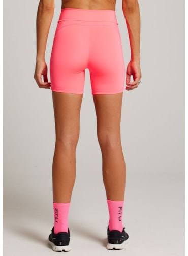 SHORT COM BOLSOS RUNNER ROSA NEON SHORT COM BOLSOS RUNNER ROSA NEON