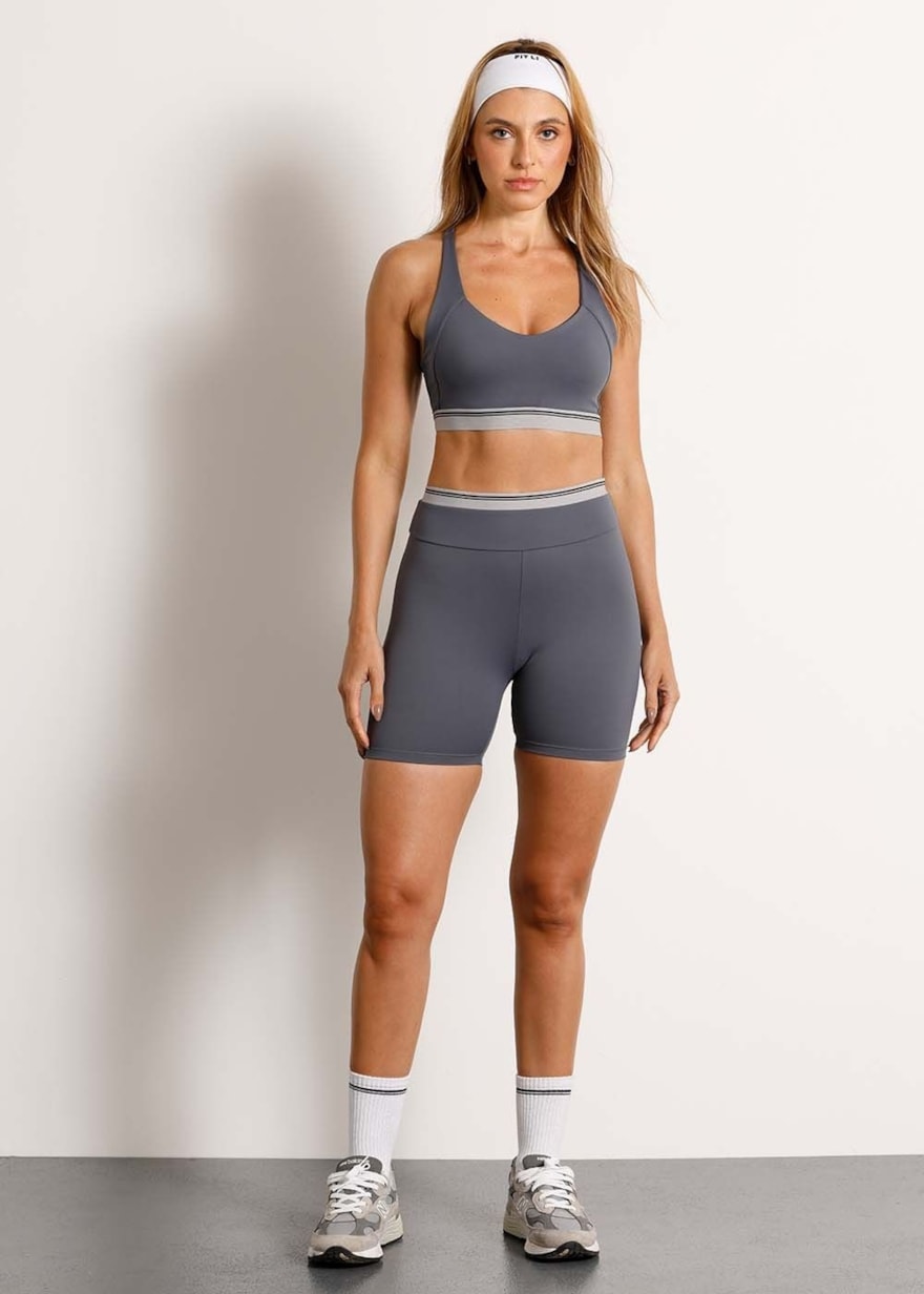 SHORT COM ELÁSTICO FAST AR CHUMBO SHORT COM ELÁSTICO FAST AR CHUMBO