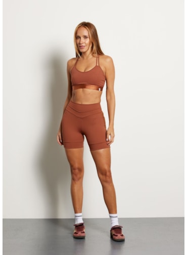 SHORT COM RECORTES MOTION AR MARROM SHORT COM RECORTES MOTION AR MARROM