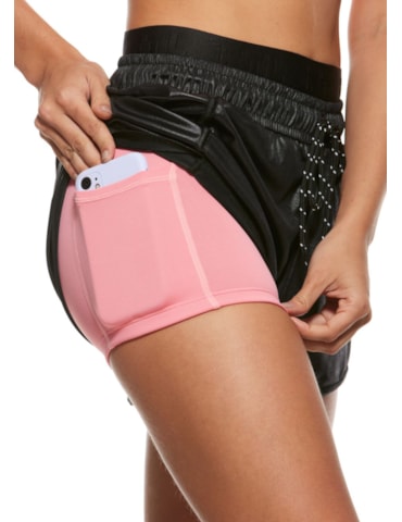 SHORT DE CORRIDA ARTSY PRETO SHORT DE CORRIDA ARTSY PRETO