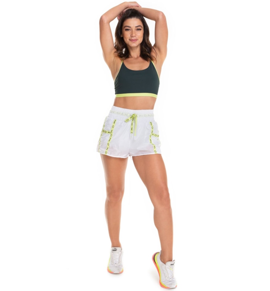 SHORT DE CORRIDA AUTORIA BRANCO