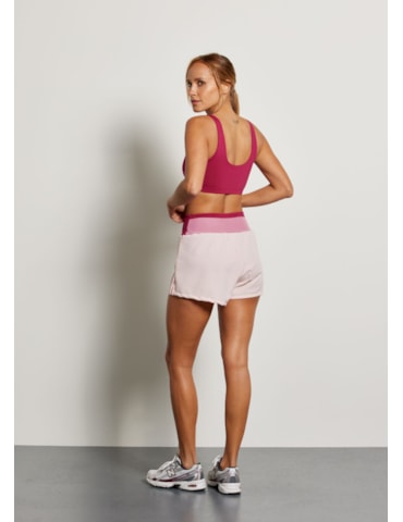 SHORT DE CORRIDA BOLSO RUN ROSA