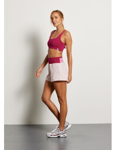 SHORT DE CORRIDA BOLSO RUN ROSA