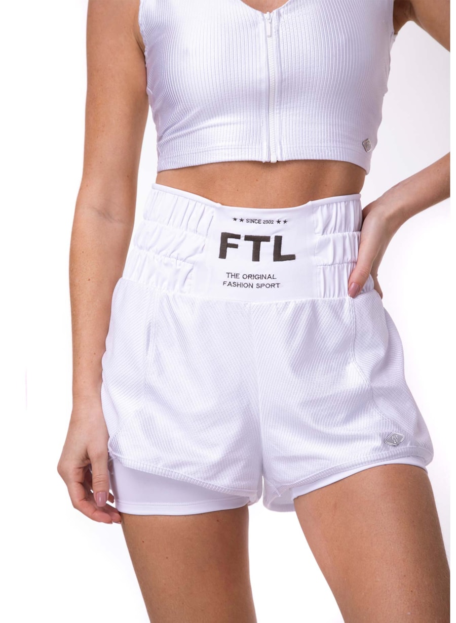 SHORT DE CORRIDA BOXER BRANCO