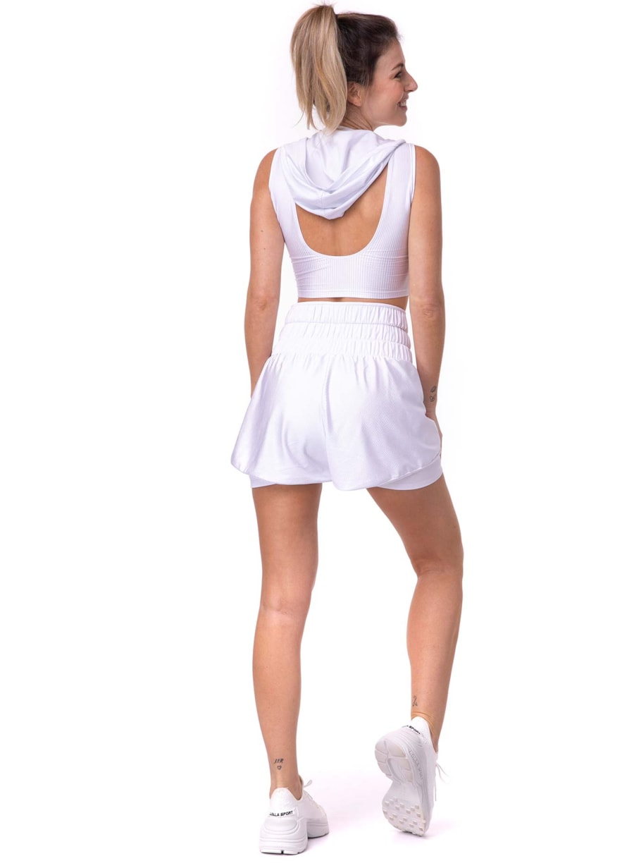 SHORT DE CORRIDA BOXER BRANCO