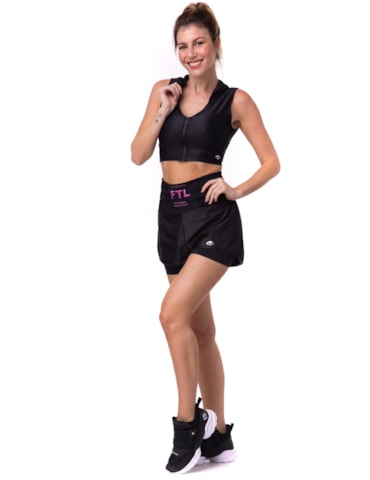 SHORT DE CORRIDA BOXER PRETO SHORT DE CORRIDA BOXER PRETO