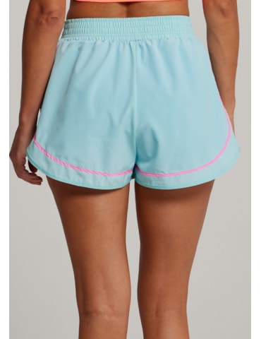 SHORT DE CORRIDA COLORFULL AZUL COM BOLSO