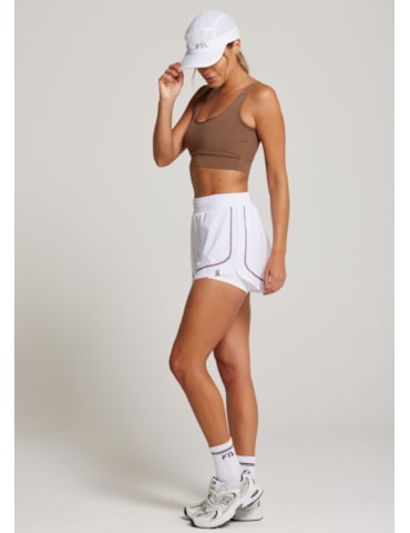 SHORT DE CORRIDA COLORFULL  COM BOLSO BRANCO