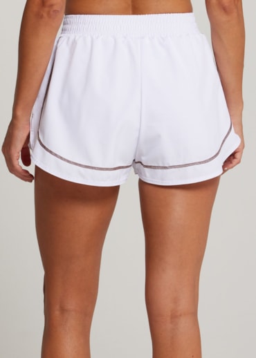 SHORT DE CORRIDA COLORFULL  COM BOLSO BRANCO