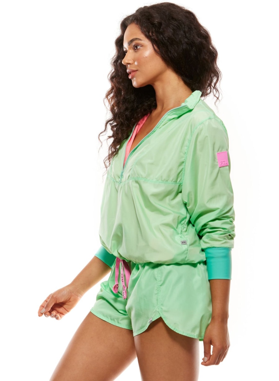 SHORT DE CORRIDA COLORS VERDE MENTA