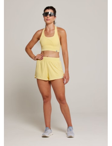 SHORT DE CORRIDA DYNAMIC AMARELO